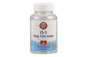 Sie sehen eine Packung Supplementa D-3 Mag Glycinate Kapseln, Produktbild: 01 Supplementa D-3 Mag Glycinate Kapseln, A-Nr.: 5597652 - 01