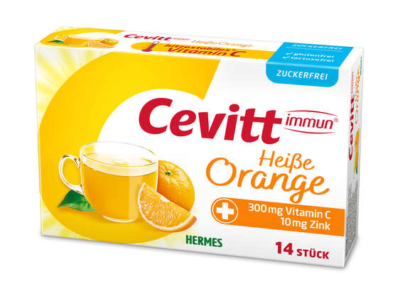 Cevitt immun® Heiße Orange Zuckerfrei 14 ST, A-Nr.: 5105761 - 01