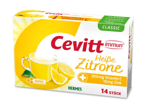 Cevitt immun® Heiße Zitrone Classic (mit Zucker) 14 ST, A-Nr.: 5105809 - 01