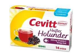 Cevitt immun® Heißer Holunder zuckerfrei 14 ST, A-Nr.: 5105784 - 01