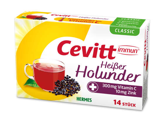 Cevitt immun® Heißer Hollunder Classic (mit Zucker) 14 ST, A-Nr.: 5105790 - 01