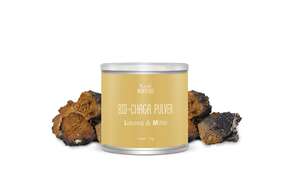Sie sehen eine Packung Bio Chaga Pulver 70g, Produktbild: 01 Bio Chaga Pulver 70g, A-Nr.: 4593327 - 01