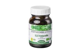 Sie sehen eine Packung Sanatur Chlorella Pulver BIO, Produktbild: 01 Sanatur Chlorella Pulver BIO, A-Nr.: 4258712 - 01