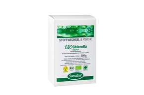 Sie sehen eine Packung Sanatur Chlorella Tabletten BIO, Produktbild: 01 Sanatur Chlorella Tabletten BIO, A-Nr.: 4258770 - 01