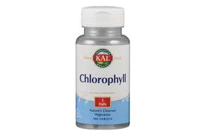 Sie sehen eine Packung Supplementa Chlorophyll 20mg Tabletten, Produktbild: 01 Supplementa Chlorophyll 20mg Tabletten, A-Nr.: 5395517 - 01