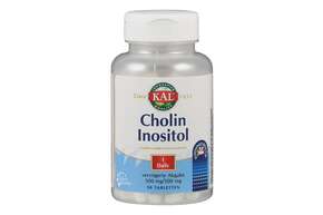 Sie sehen eine Packung Supplementa Cholin & Inositol 500mg Tabletten, Produktbild: 01 Supplementa Cholin & Inositol 500mg Tabletten, A-Nr.: 5395380 - 01