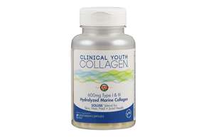 Sie sehen eine Packung Supplementa Clicial Youth Collagen KAL Kapseln, Produktbild: 01 Supplementa Clicial Youth Collagen KAL Kapseln, A-Nr.: 5598812 - 01