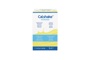 Sie sehen eine Packung Calshake® Banane, Produktbild: 01 Calshake® Banane, A-Nr.: 2883021 - 01