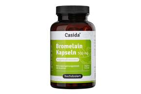 Sie sehen eine Packung Bromelain Kapseln 500 mg hochdosiert magensaftresistent, Produktbild: 01 Bromelain Kapseln 500 mg hochdosiert magensaftresistent, A-Nr.: 5629406 - 01