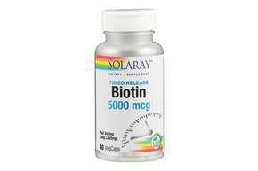 Sie sehen eine Packung Supplementa Biotin 5000 mcg verz. Abgabe Kapseln, Produktbild: 01 Supplementa Biotin 5000 mcg verz. Abgabe Kapseln, A-Nr.: 5573479 - 01