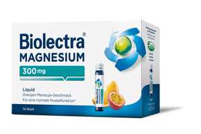 Sie sehen eine Packung Biolectra® Magnesium 300 mg Liquid 14 Stück, Produktbild: 01 Biolectra® Magnesium 300 mg Liquid 14 Stück, A-Nr.: 5048135 - 01