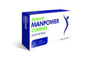 Sie sehen eine Packung BIOBENE Manpower Complex, Produktbild: 01 BIOBENE Manpower Complex, A-Nr.: 4902165 - 01
