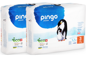 Sie sehen eine Packung Bio Windeln Midi Jumbo 4-9kg Pinguin – Pingo Swiss, Produktbild: 01 Bio Windeln Midi Jumbo 4-9kg Pinguin – Pingo Swiss, A-Nr.: 4559566 - 01