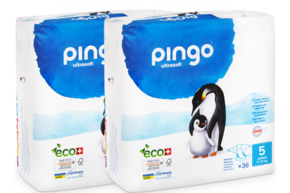 Sie sehen eine Packung Bio Windeln Junior Jumbo 12-25kg Pinguin – Pingo Swiss, Produktbild: 01 Bio Windeln Junior Jumbo 12-25kg Pinguin – Pingo Swiss, A-Nr.: 4559603 - 01