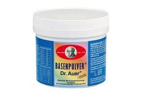 Sie sehen eine Packung BASENPULVER Dr. Auer, Produktbild: 01 BASENPULVER Dr. Auer, A-Nr.: 2310265 - 01
