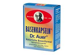 Sie sehen eine Packung BASENKAPSELN nach Dr. Auer, Produktbild: 01 BASENKAPSELN nach Dr. Auer, A-Nr.: 2637724 - 01