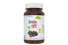 Sie sehen eine Packung Aronia-OPC BIO Kapseln, Produktbild: 01 Aronia-OPC BIO Kapseln, A-Nr.: 5829080 - 01