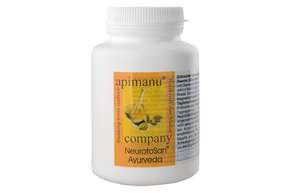 Sie sehen eine Packung Apimanu Neurotosan Ayurveda Kapseln, Produktbild: 01 Apimanu Neurotosan Ayurveda Kapseln, A-Nr.: 3158960 - 01