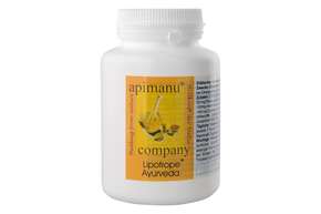 Sie sehen eine Packung apimanu Lipotrope® rein pflanzliche Fettverbrennung, Produktbild: 01 apimanu Lipotrope® rein pflanzliche Fettverbrennung, A-Nr.: 3040158 - 01