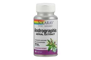 Sie sehen eine Packung Supplementa Andrographis-Extrakt (Kalmegh) Kapseln, Produktbild: 01 Supplementa Andrographis-Extrakt (Kalmegh) Kapseln, A-Nr.: 5573344 - 01