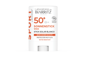 Sie sehen eine Packung Alga Maris Sport Sonnenstick LSF 50+ weiß, Produktbild: 01 Alga Maris Sport Sonnenstick LSF 50+ weiß, A-Nr.: 5384778 - 01