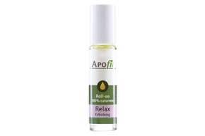 Sie sehen eine Packung APOfit Aroma Roll-on Relax 10ml, Produktbild: 01 APOfit Aroma Roll-on Relax 10ml, A-Nr.: 4545883 - 01