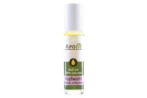 Sie sehen eine Packung APOfit Aroma Roll-on Kopfwohl 10ml, Produktbild: 01 APOfit Aroma Roll-on Kopfwohl 10ml, A-Nr.: 4254849 - 01