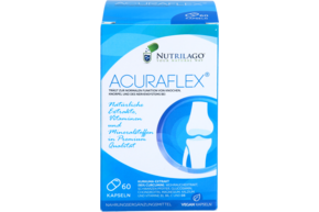 Sie sehen eine Packung Acuraflex Kapseln Nutrilago 60 ST, Produktbild: 01 Acuraflex Kapseln Nutrilago 60 ST, A-Nr.: 5814718 - 01