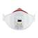 3M™ Aura™ Maske für Dämmstoffe und Hartholz 9332+, FFP3, mit Ventil, 2 pro Packung, A-Nr.: 5646899 - 02