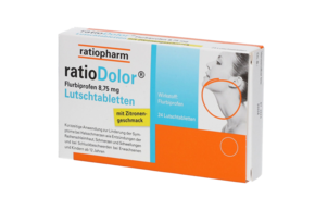 ratioDolor® Flurbiprofen 8,75 mg Lutschtabletten, A-Nr.: 4468059 - 01