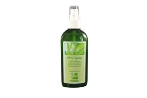 Sie sehen eine Packung Apoforce® Aloe Vera 98% Spray, Produktbild: 01 Apoforce® Aloe Vera 98% Spray, A-Nr.: 2703728 - 01