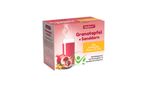 Sie sehen eine Packung Apoforce® Granatapfel + Sanddorn, Produktbild: 01 Apoforce® Granatapfel + Sanddorn, A-Nr.: 5071720 - 01