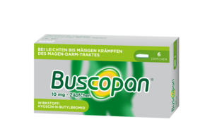 Buscopan®  10 mg - Zäpfchen, A-Nr.: 0008763 - 01