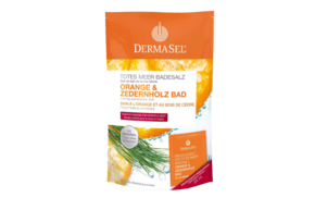 DermaSel® Totes Meer Badesalz Orange &amp;amp; Zedernholz, A-Nr.: 5565037 - 01