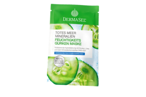 DermaSel® Totes Meer Mineralien Feuchtigkeits Gurken Maske, A-Nr.: 3790994 - 01