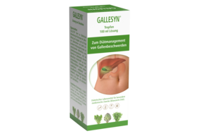 Sie sehen eine Packung GALLESYN® Tropfen, Produktbild: 01 GALLESYN® Tropfen, A-Nr.: 4338279 - 01
