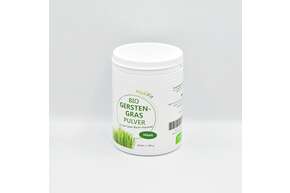 Sie sehen eine Packung Bio Gerstengras Pulver, Produktbild: 01 Bio Gerstengras Pulver, A-Nr.: 4750092 - 01