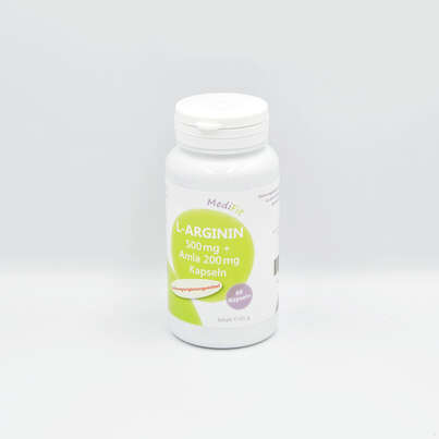 L-Arginin 500 mg + Amla 200 mg Kapseln, A-Nr.: 4547675 - 01