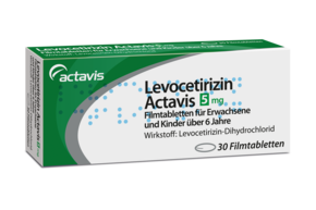 Levocetirizin Actavis 5 mg Filmtabletten 30ST, A-Nr.: 3542888 - 01