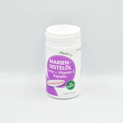 Mariendistelöl 500mg Forte + Vitamin E Kapseln, A-Nr.: 4547511 - 01