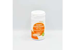 Sie sehen eine Packung Sabal-Kürbiskern 100 mg + Brennnessel 210 mg Kapseln, Produktbild: 01 Sabal-Kürbiskern 100 mg + Brennnessel 210 mg Kapseln, A-Nr.: 4547801 - 01