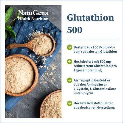 NatuGena Glutathion 500 Kapseln, A-Nr.: 5404268 - 02