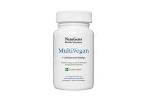 Sie sehen eine Packung NatuGena MultiVegan Kapseln, Produktbild: 01 NatuGena MultiVegan Kapseln, A-Nr.: 5699364 - 01