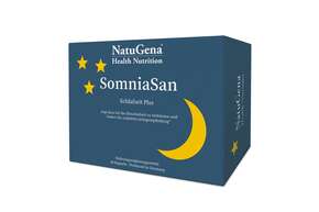 Sie sehen eine Packung SomniaSan Kapseln, Produktbild: 01 SomniaSan Kapseln, A-Nr.: 5404340 - 01