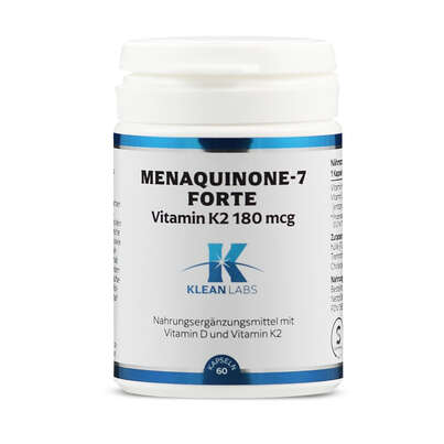 Menaquinone-7 Forte Vitamin K2 Klean Labs Kapseln, A-Nr.: 5395807 - 01