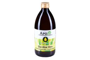 Sie sehen eine Packung APOfit Bio Aloe Vera Frischpflanzenpreßsaft 500ml, Produktbild: 01 APOfit Bio Aloe Vera Frischpflanzenpreßsaft 500ml, A-Nr.: 3438375 - 01