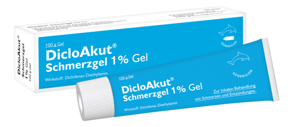 DicloAkut® Schmerzgel 1 % Gel, A-Nr.: 4974420 - 01