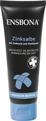 Sie sehen eine Packung ENSBONA Zinksalbe, Produktbild: 01 ENSBONA Zinksalbe, A-Nr.: 4949669 - 01