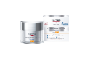 Sie sehen eine Packung Eucerin Hyaluron Filler Tagespflege LSF30, 50ml, Produktbild: 01 Eucerin Hyaluron Filler Tagespflege LSF30, 50ml, A-Nr.: 4804043 - 01