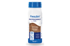 Sie sehen eine Packung Fresubin® Protein Energy Drink Schokolade, Produktbild: 01 Fresubin® Protein Energy Drink Schokolade, A-Nr.: 4442166 - 01